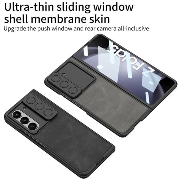 GKK Galaxy Z Fold 5 Mobile Shell Slim Anti-Drop - musta