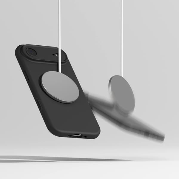 Ringke Telefontaske til iPhone Air Magsafe Magnetisk Silikone - Sort Svart