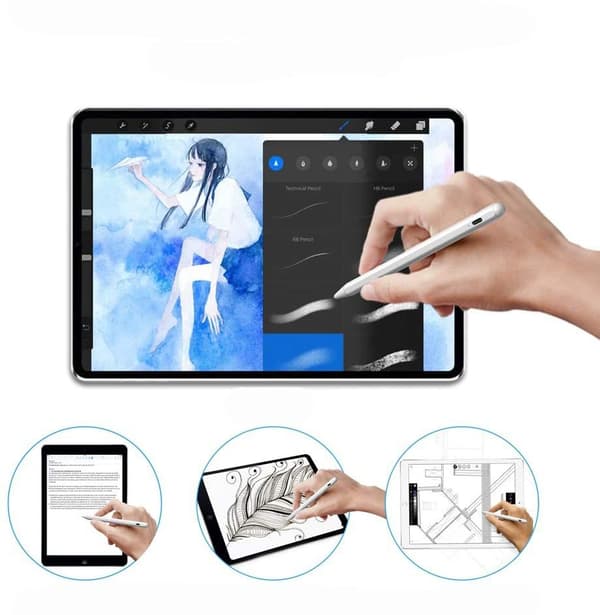 Digital Stylus Pen iPad - Hvid White