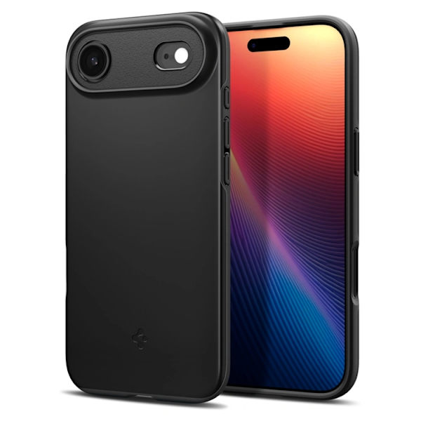 Spigen telefontaske til iPhone 17 Magsafe Thin Fit - Sort Svart