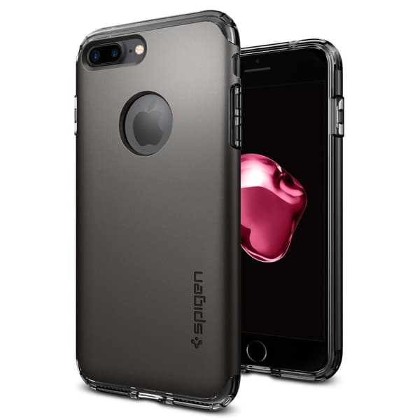 Spigen Hybrid Armor Skal till iPhone 7 Plus - Gunmetal Grå