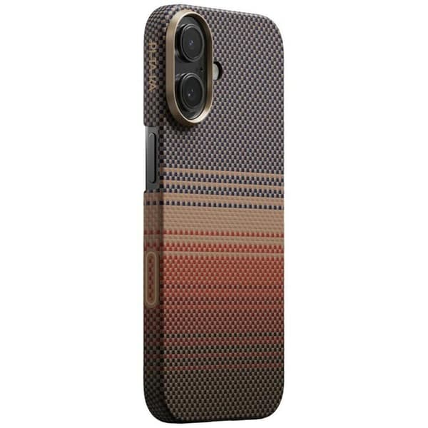 PITAKA Mobilskal till iPhone 17 MagSafe Ultra-Slim Moonrise - Sunset Brun