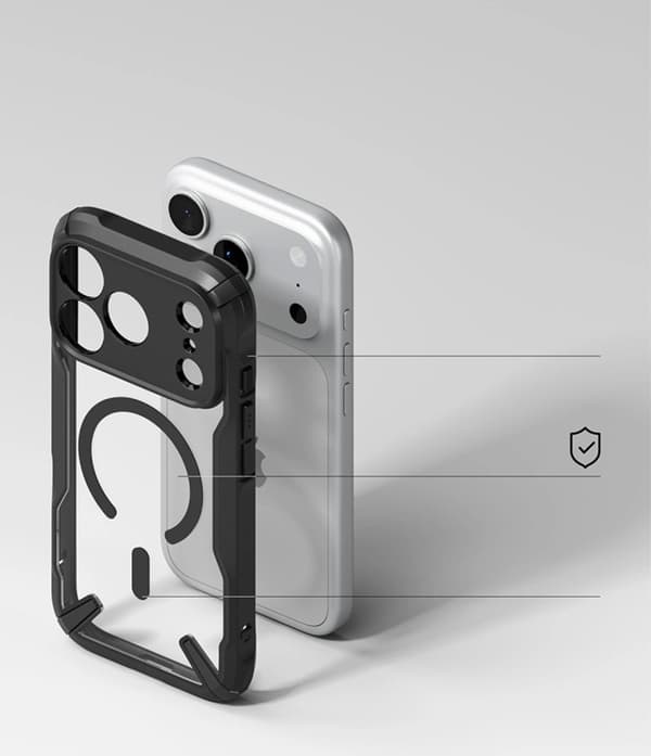 Ringke Mobilskal För iPhone 18 Pro Magsafe Magnetic Fusion X - Svart