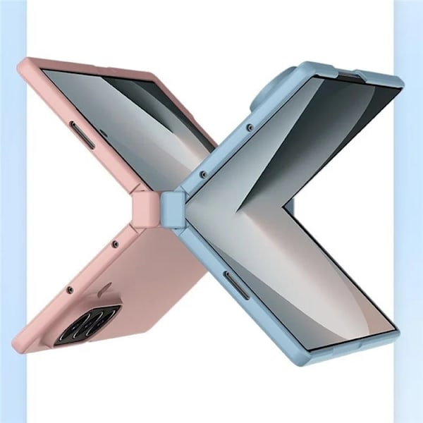 Mobilskal till Galaxy Z Fold7 Hinge - Blå Vit