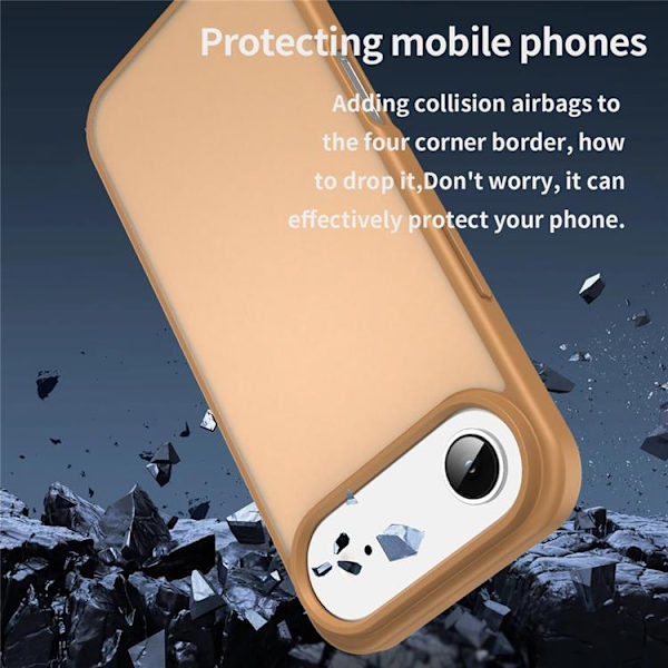 Mobilskal till iPhone Air Skin Touch Matte - Guld Guld