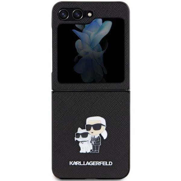 KARL LAGERFELD Galaxy Z Flip 5 matkapuhelinsuoja Saffiano Karl&Choupette