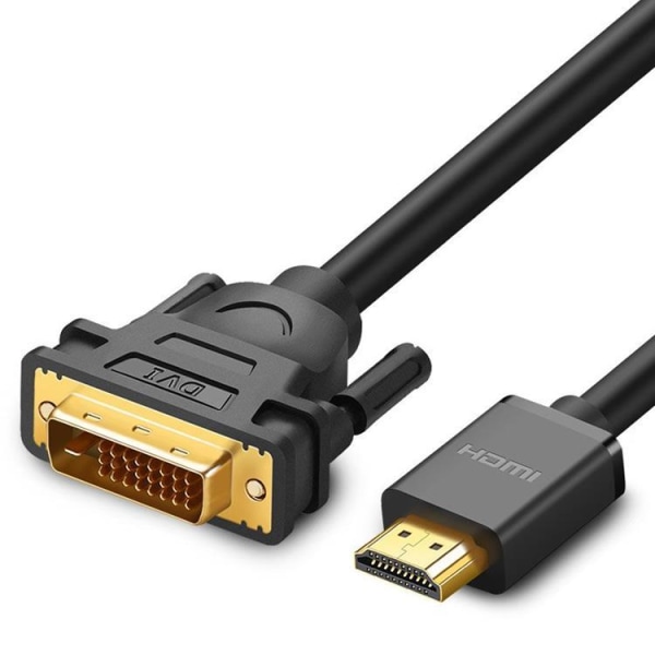 Ugreen HDMI til HDMI DVI 4K Kabel 1m - Sort