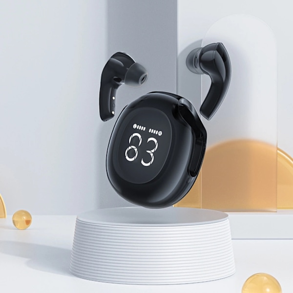 Acefast T9 Bluetooth 5.3 In-Ear Trådlösa Hörlurar -  Svart Svart