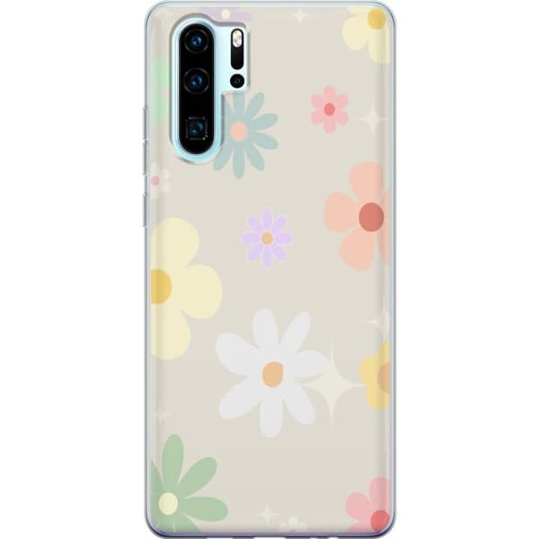 Mobilskal till Huawei P30 Pro med fejdande blommor