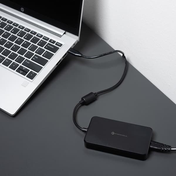 Forcell Universal Laptopladdare 90W (6 Adaptrar) E856 - Svart Svart