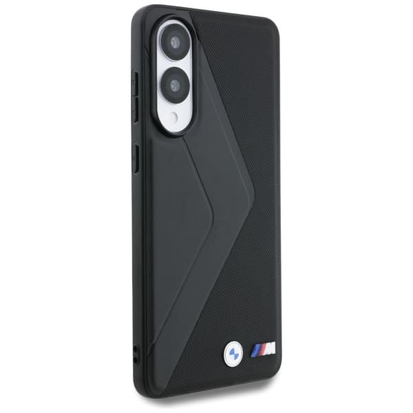 BMW telefontaske til Galaxy S25 Edge MagSafe læder overdimensionerede striber