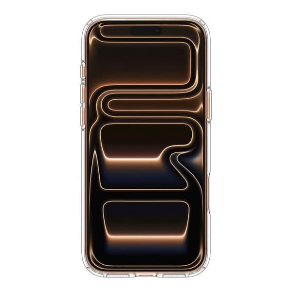 Spigen telefontaske til iPhone 17 Pro Ultra Hybrid Magsafe - Klar/Orange Orange