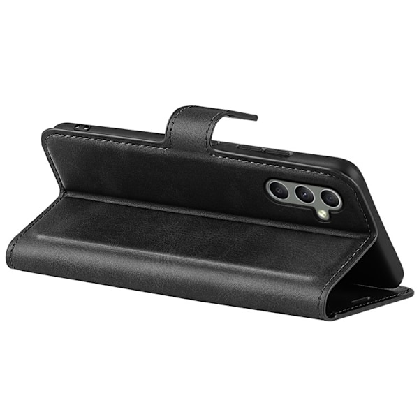 Galaxy A24 4G Plånboksfodral Folio Flip Calf - Svart Svart