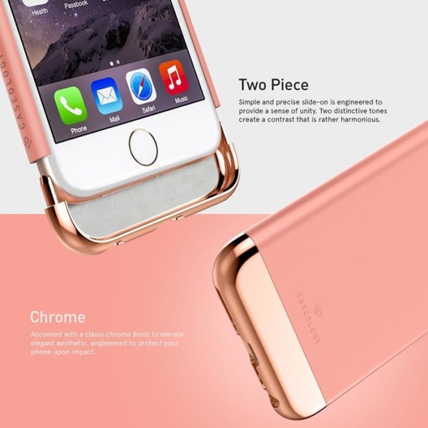 Caseology Savoy Skal till Apple iPhone 6 / 6S  (Rosa - Rose Gold Rosa