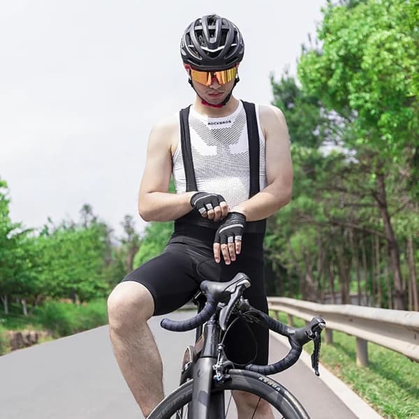 Rockbros Korta Bib-Shorts L - Svart