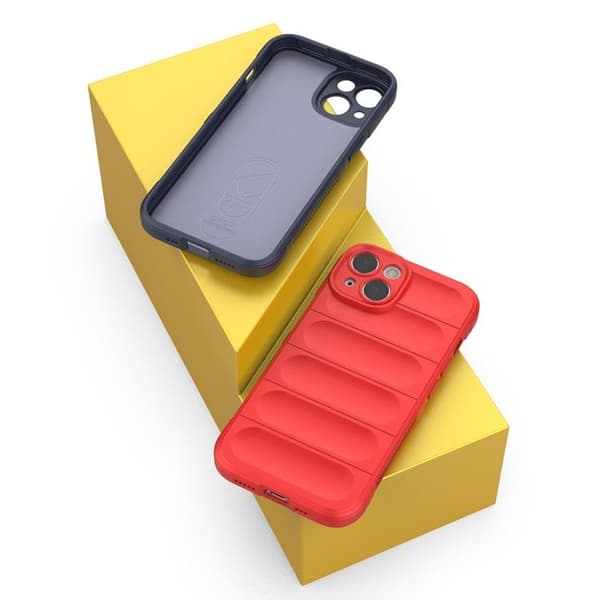 iPhone 14 Plus -kuori Magic Shield Flexible Armored - Tummansininen Blå