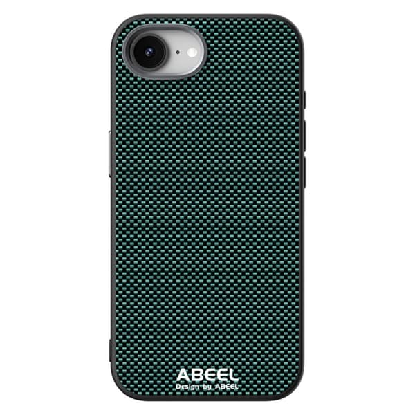 ABEEL Mobilskal till iPhone 16e Magnetiskt Tryckt TPU Läder Grön