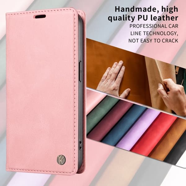 YIKATU Oppo Find X9 Pro 5G Plånboksfodral Konstläder - Rosa