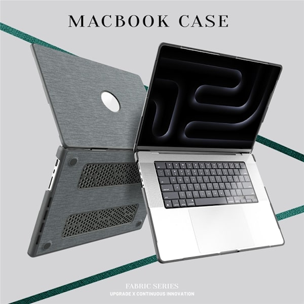 MacBook Pro 16" (2021/2023/2024) Skal - Grå Grå