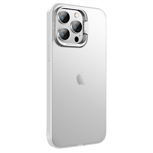 X-LEVEL Mobilskal till iPhone 15 Pro Max Transparent Matte Kickstand