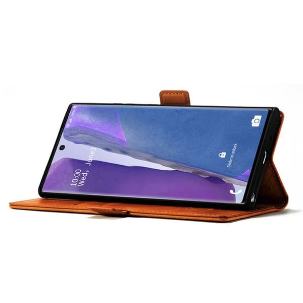 LC.IMEEKE Mobilskal till Samsung Galaxy Note20 Ultra KonstLäder - Röd