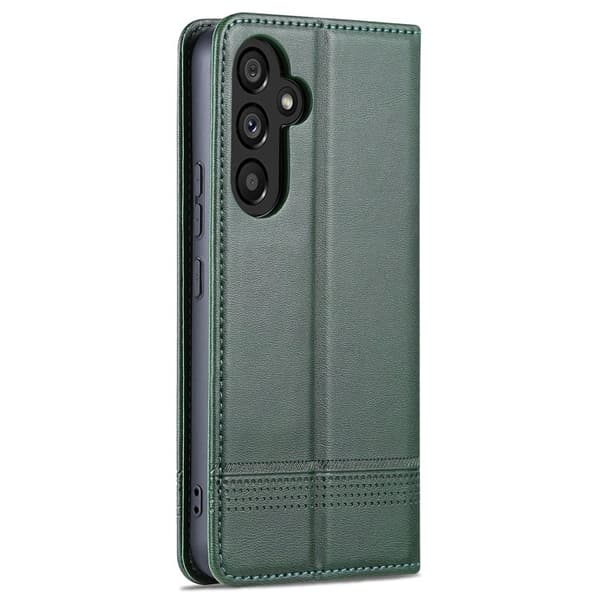AZNS Samsung Galaxy A35 5G Plånboksfodral Konstläder - Grön