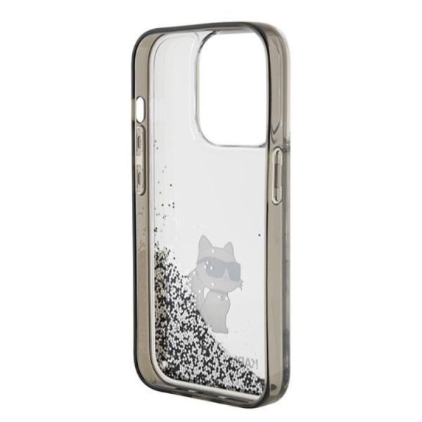 KARL LAGERFELD iPhone 15 Pro Mobilskal Liquid Glitter Choupette