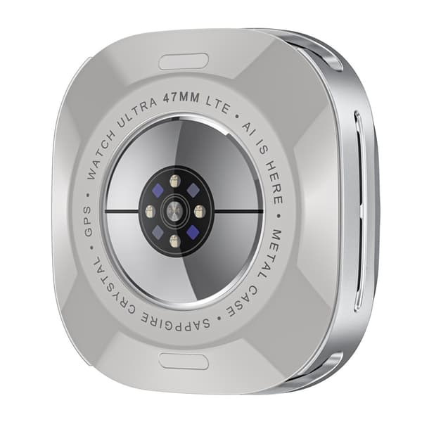 Galaxy Watch Ultra (47mm) Skal Aluminum - Silver/Vit Silver