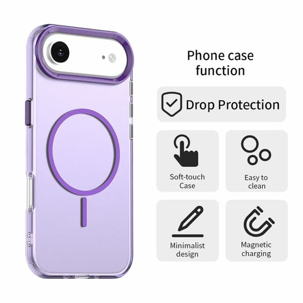 Mobilskal till iPhone Air MagSafe Candy Color - Lila Lila