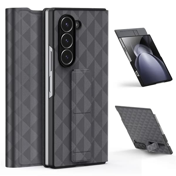 Dux Ducis Galaxy Z Fold 6 Plånboksfodral Fitt Kickstand - Grå Grå