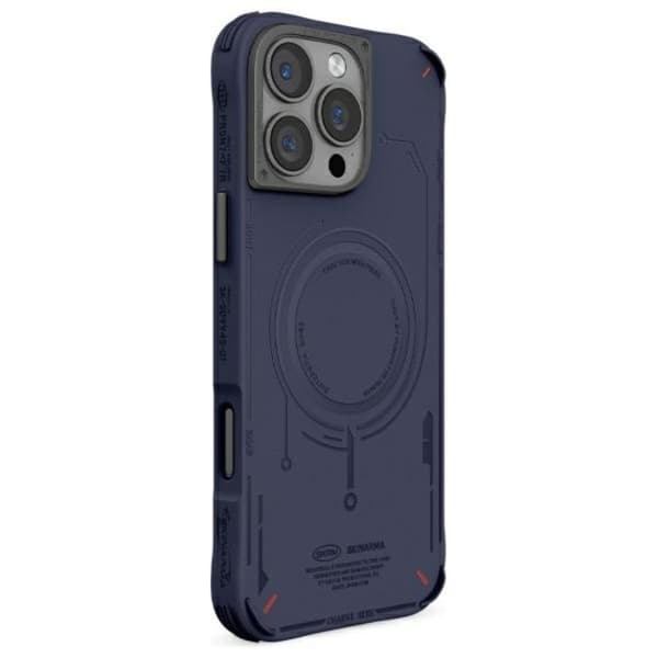 Skinarma Telefontaske til iPhone 16 Pro MagSafe Mecha - Navy Blå