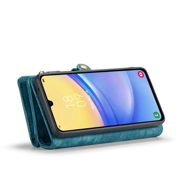 CASEME 008 Samsung Galaxy A16 5G Plånboksfodral Konstläder Blå