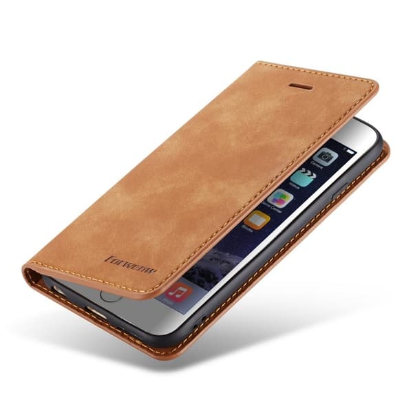 FORWENW Fantasy Series iPhone 6s Plus Plånboksfodral Konstläder - Brun