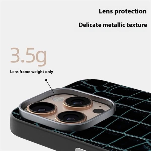 ABEEL Mobilskal till iPhone 16 Pro Max MagSafe Äkta Läder Grön