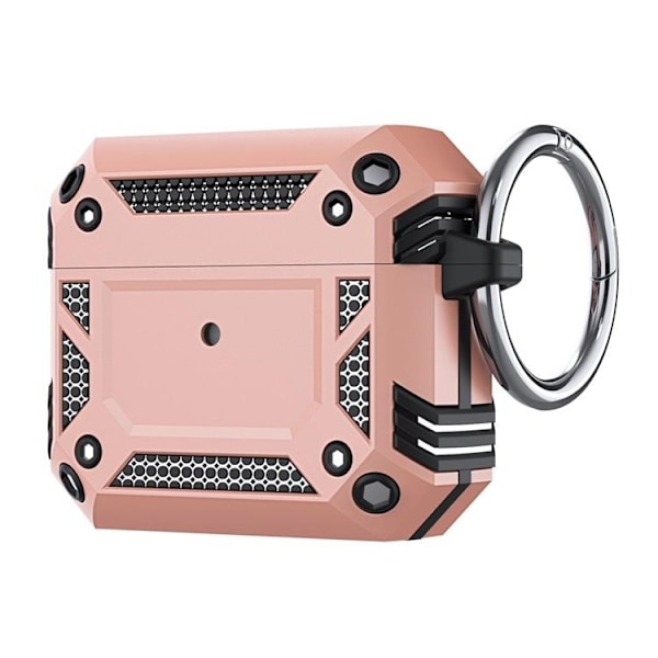 ShockProof Skal Med Nyckelring Airpods 3 - Rose Guld Gul