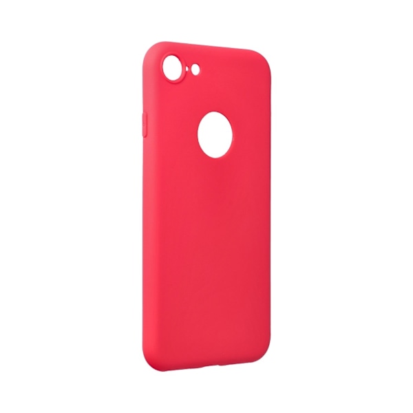 Forcell Blødt Silikon Mat Cover til iPhone 7 Rød Röd