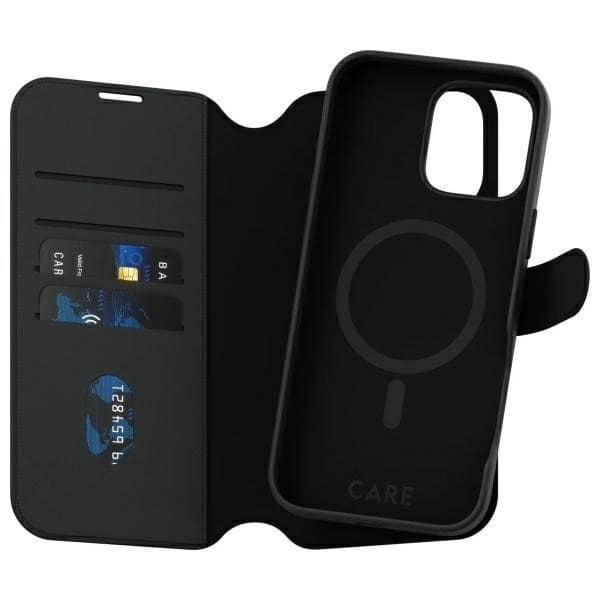 CARE By PanzerGlass iPhone 16 Pro Max Plånboksfodral MagSafe Tango 2in1 Black