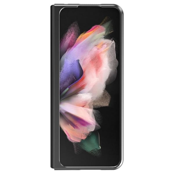 LC.IMEEKE Galaxy Z Fold 4 Skal TPU-ram Läder - Svart