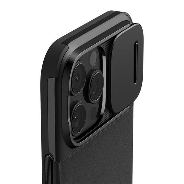 Spigen telefontaske til iPhone 16 Pro Max MagSafe Optics Armor - Sort Svart
