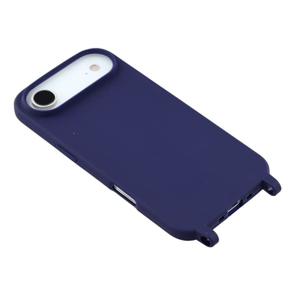 Mobilskal till iPhone Air TPU med Hål för Rem - Mörkblå Blå