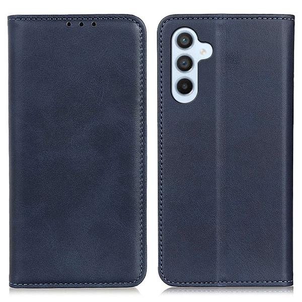 Plånboksfodral för Samsung Galaxy S26 Plus Äkta läder - Blå