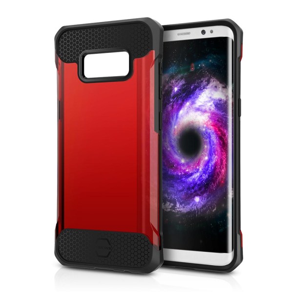 Itskins Spina -kuori Samsung Galaxy S8 Plus -puhelimelle - punainen Red