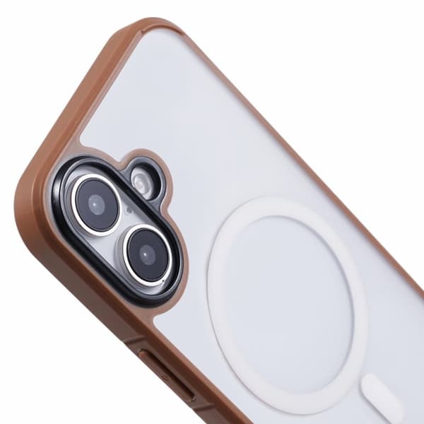 X-LEVEL Mobilskal till iPhone 16 MagSafe PC+TPU Matt - Guld