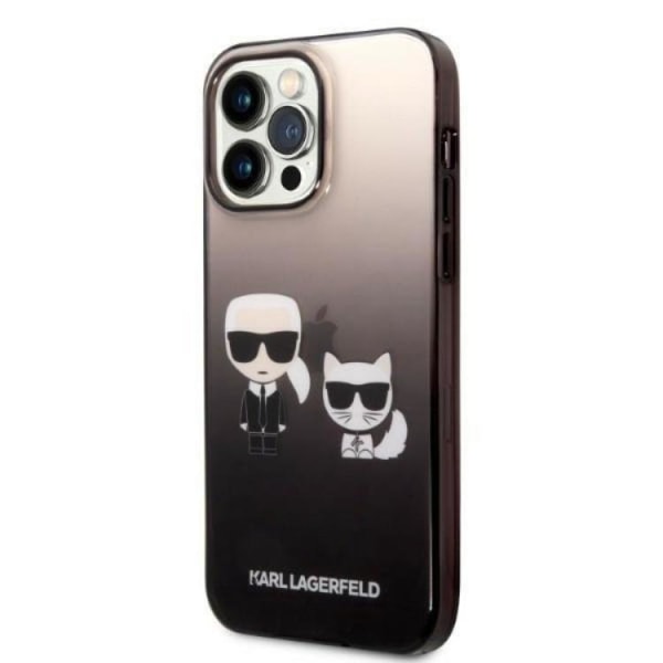 Karl Lagerfeld iPhone 14 Pro Case Gradient Iconic Karl & Choupet