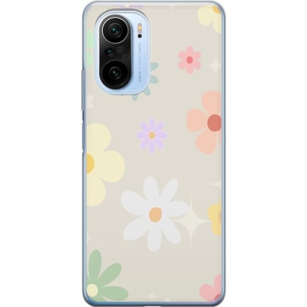 Taske til Xiaomi Mi 11i med fejende blomster