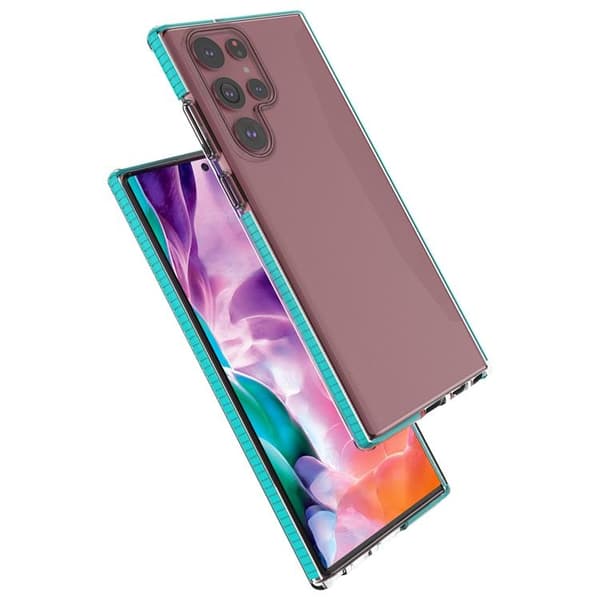 Galaxy S22 Ultra Skal Spring Gel - Mørkeblå Blå