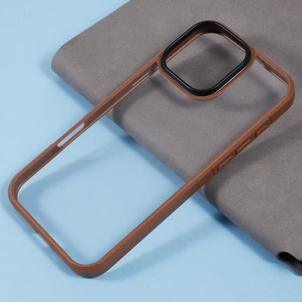 X-LEVEL Mobilskal till iPhone 16 Pro Max Akryl+Silikon Transparent Guld