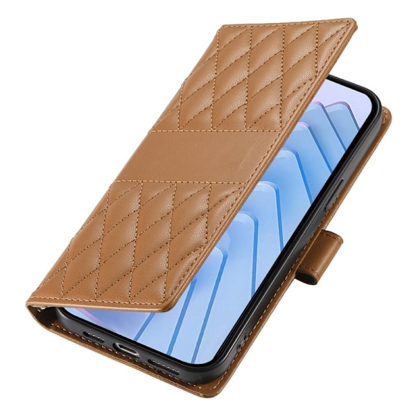 Plånboksfodral för Samsung Galaxy S26 Plus Konstläder Stativ - Brun