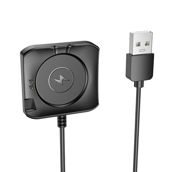 Hoco Laddkabel för Smartwatch 0.6 m Y28 - Svart Svart
