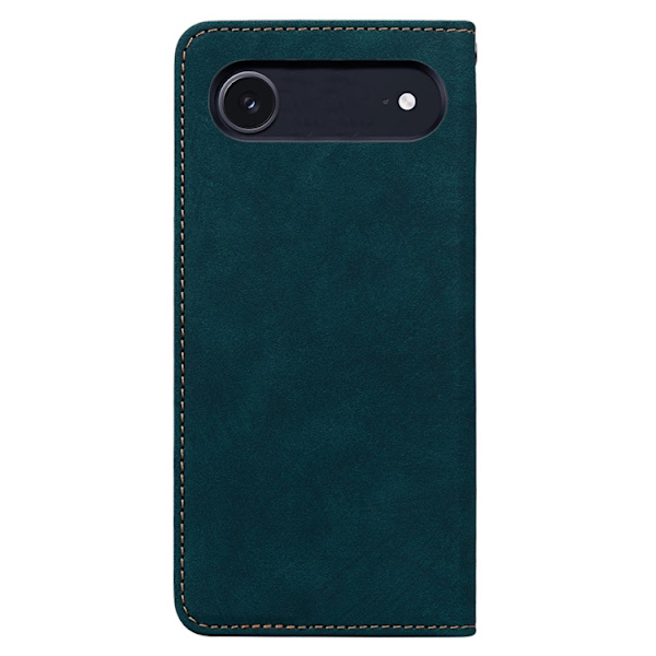 iPhone Air Konstläder Plånboksfodral med Rem Lines Pattern - Grön Grön